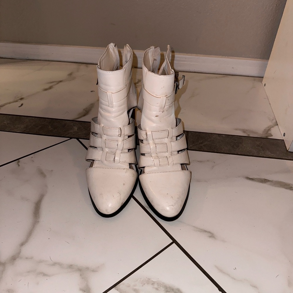 White booties